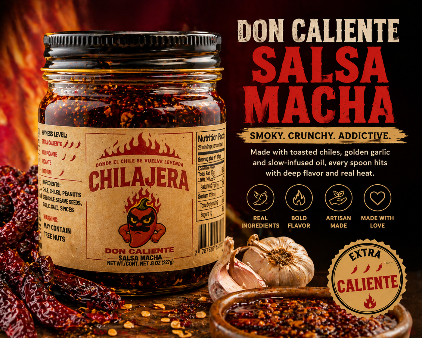 DON CALIENTE | SALSA MACHA | BY CHILAJERA